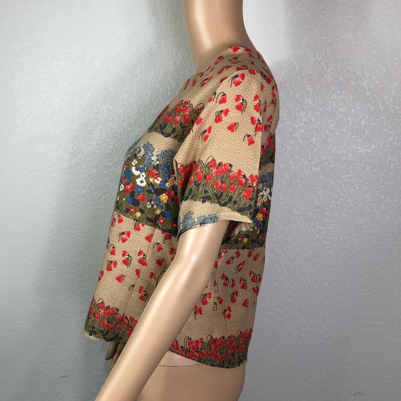 Vintage Floral Retro Blouse - Picture 8 of 9